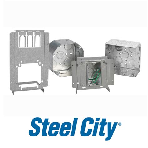 steel city box mounting brackets|steel city metal box covers.